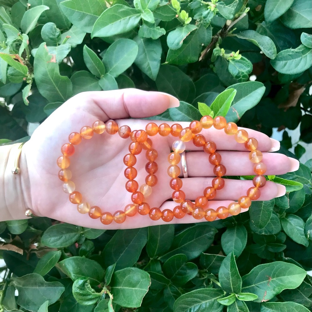 Carnelian Stretch Bracelet🧡